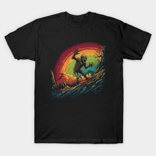 Somewhere Over The Zombie Rainbow T-Shirt